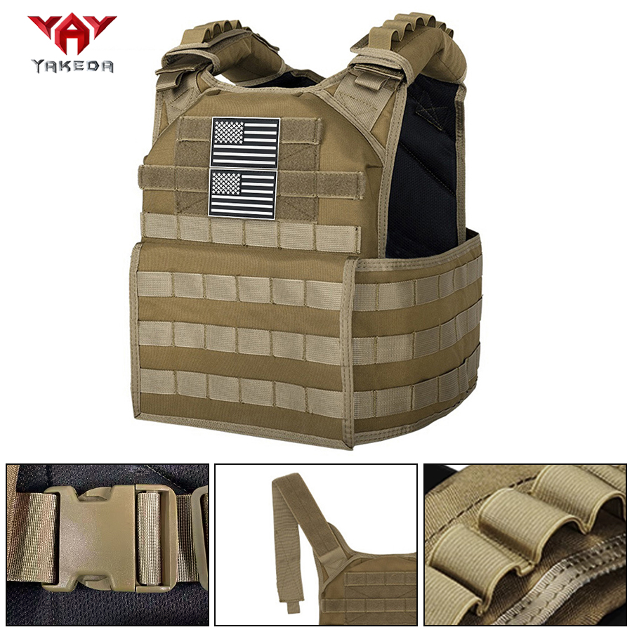 Outdoor Adventure Training - YAKEDA lightweight breathable outdoor vest MOLLE