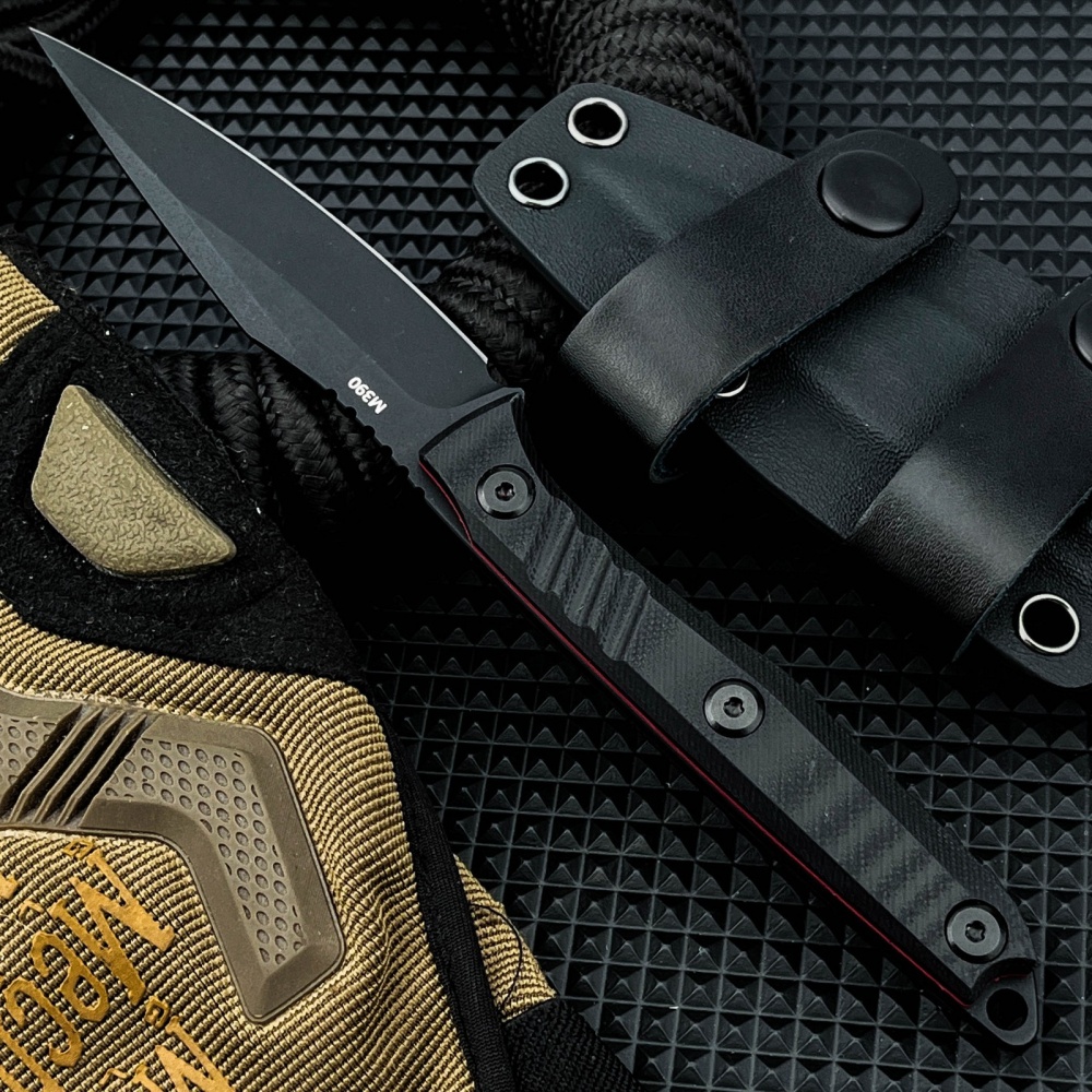 Survival Knife Full Tang - Durable 8Cr13Mov Fixed Knife EDC Camping