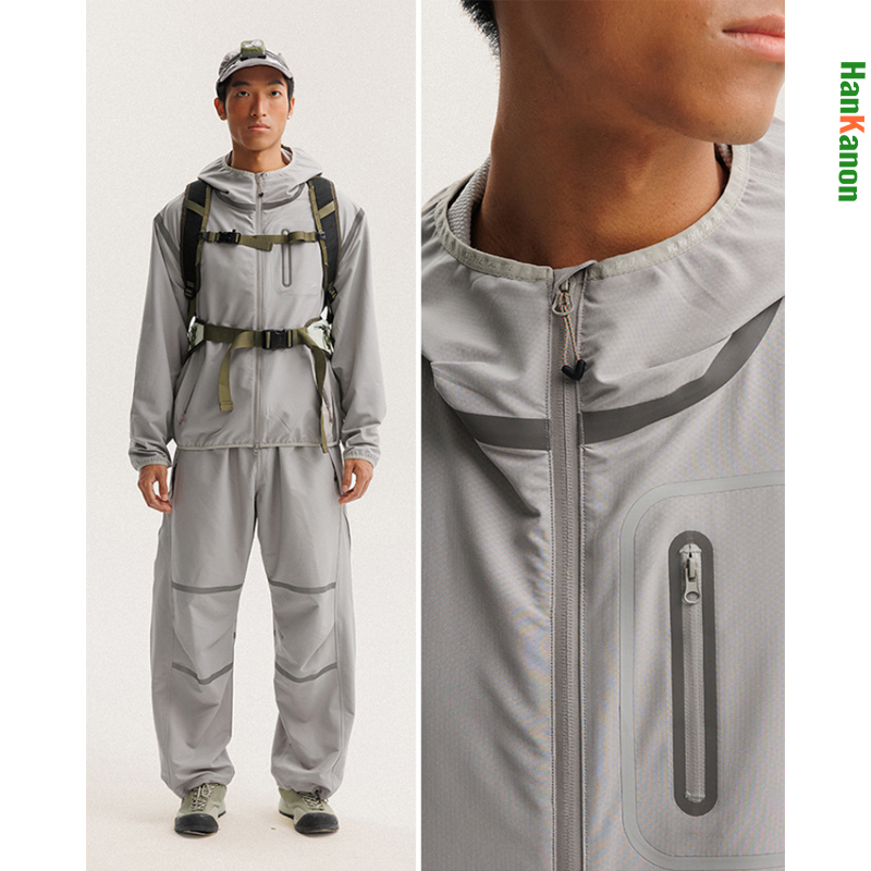 Outdoor Adventure Training - Unisex Lightweight Outdoor Windshell Jacket: Water-Resistant