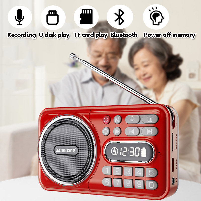 Emergency Radio Solar - Mini Pocket FM Radio Best Reception