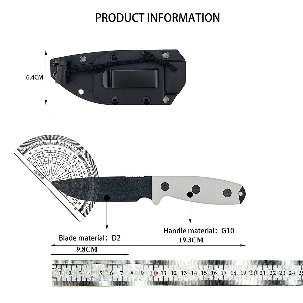 Pocket Jungle Adventure Climbi - đánh giá và giá Survival Knife Full Tang