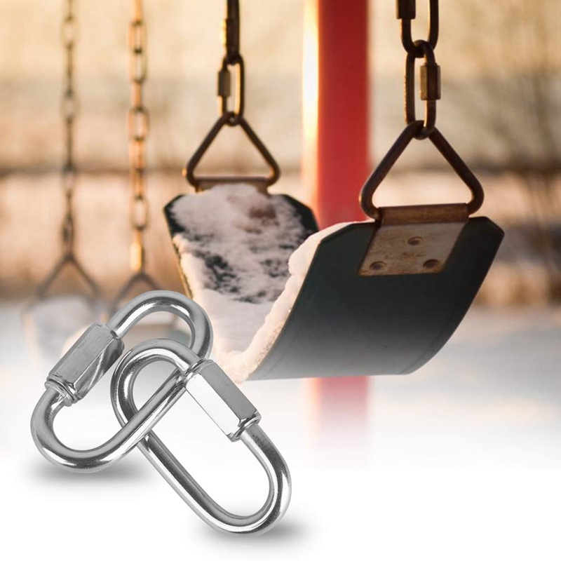 12 Pcs Quick Link 4MM Stainles - đánh giá và giá Carabiner Locking D
