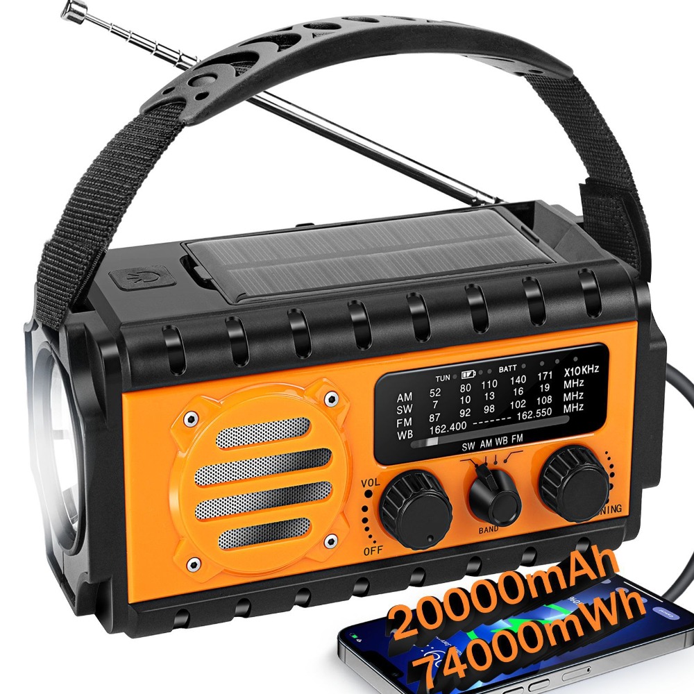 Portable Solar Hand Crank Emer - đánh giá và giá Emergency Radio Solar