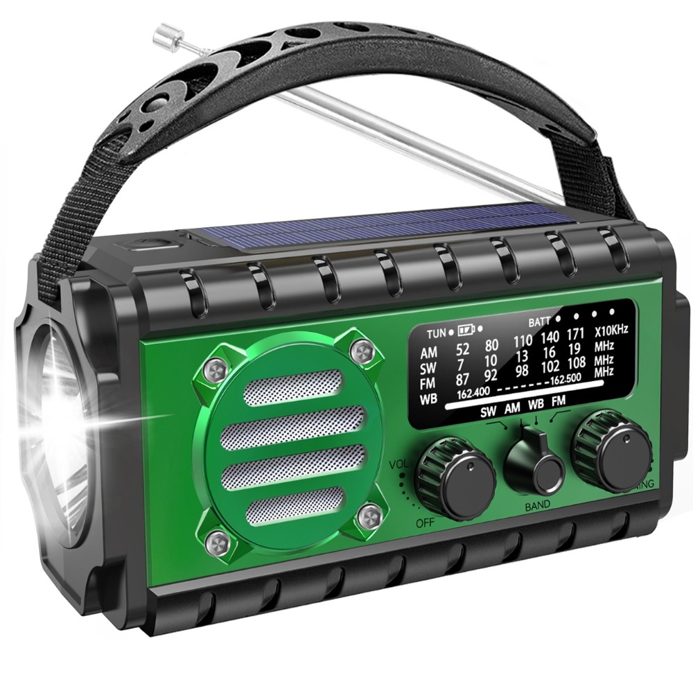 Portable Solar Hand Crank Emer - đánh giá và giá Emergency Radio Solar