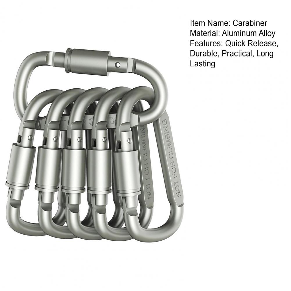 Mini Carabiner Clips 6pcs Lock - đánh giá và giá Carabiner Locking D