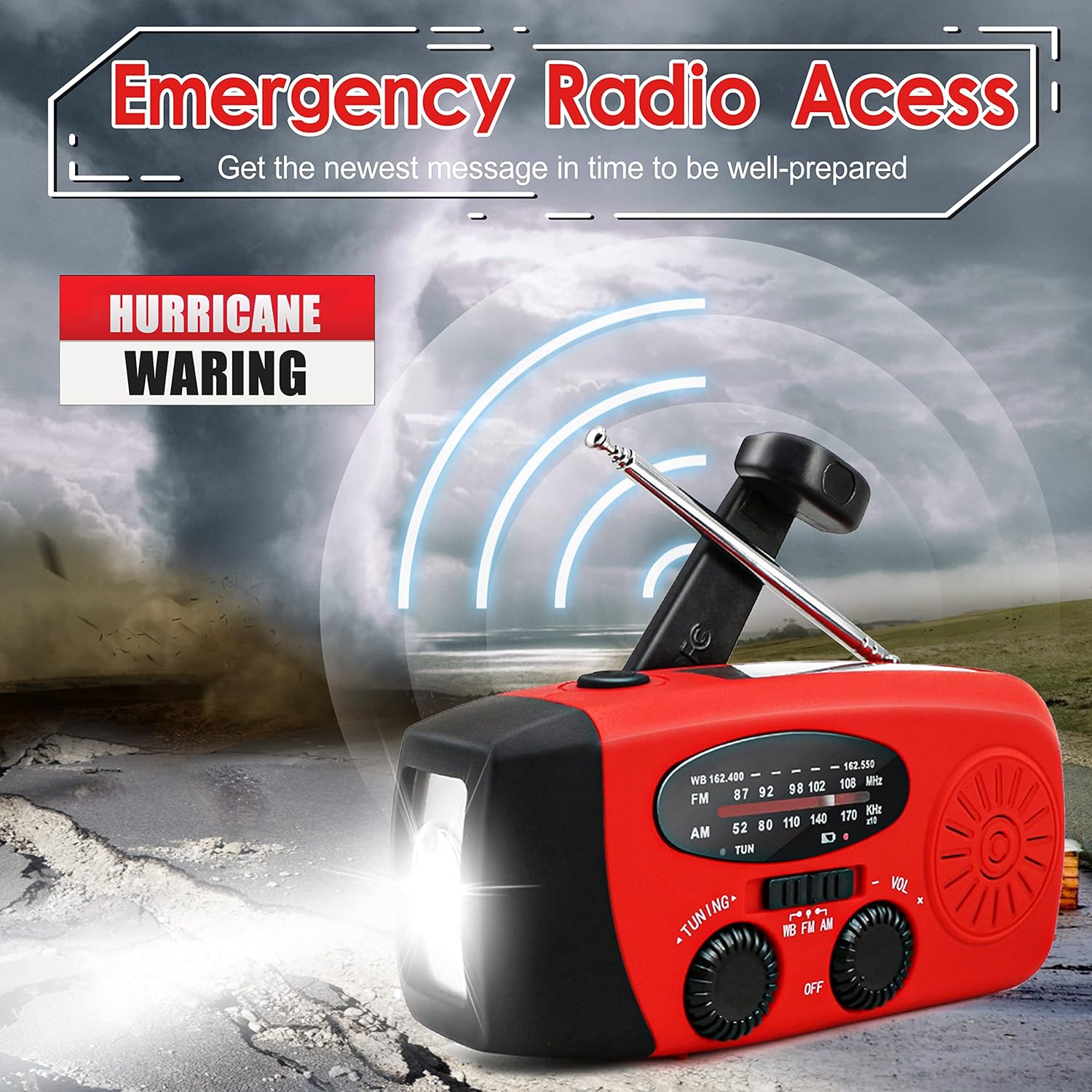 Multifunctional Hand Cranked G - đánh giá và giá Emergency Radio Solar