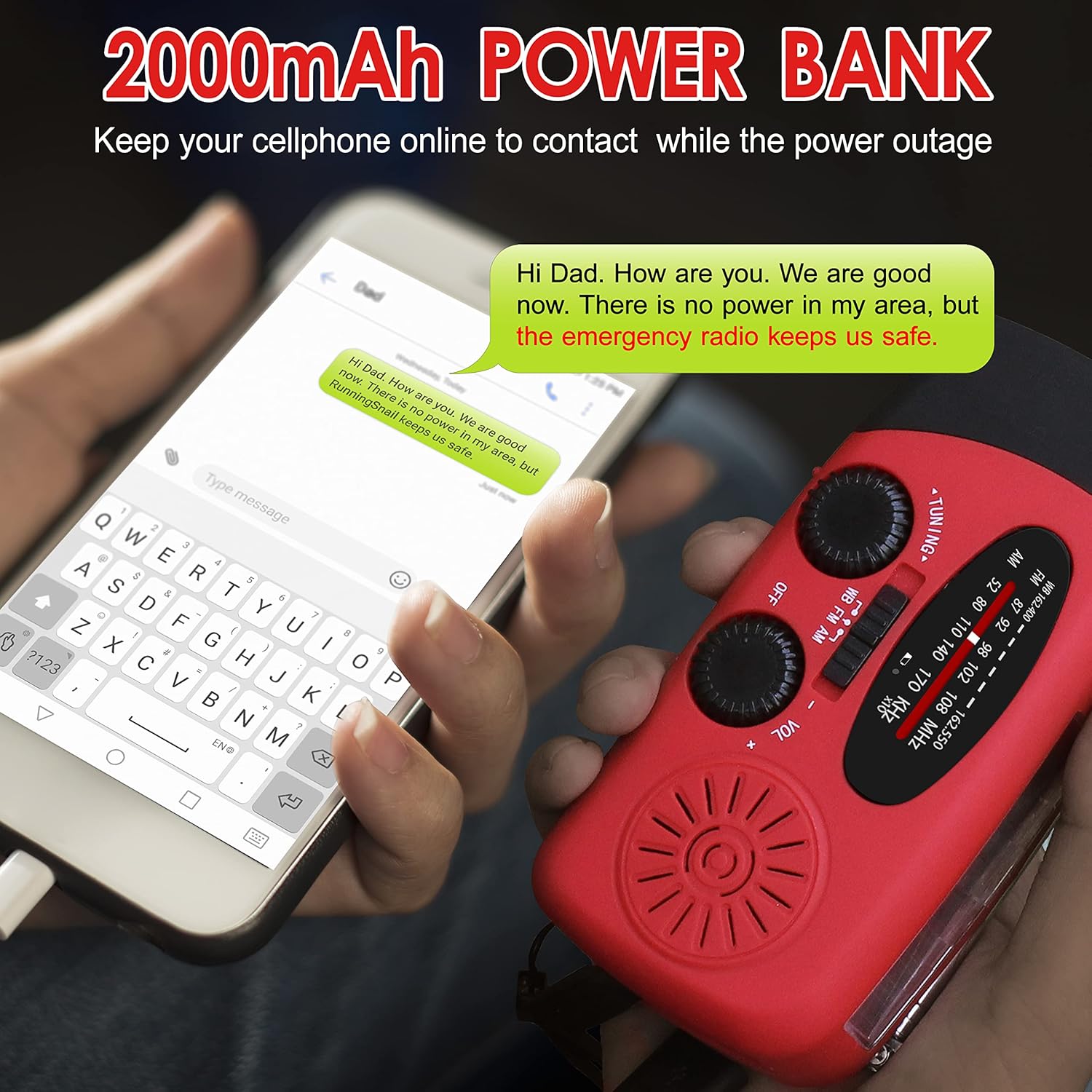 Multifunctional Hand Cranked G - đánh giá và giá Emergency Radio Solar