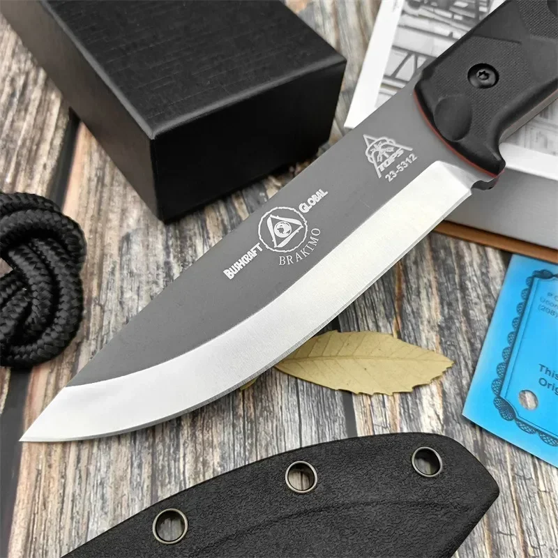 Portable D2 Steel Fixed Blade  - đánh giá và giá Survival Knife Full Tang