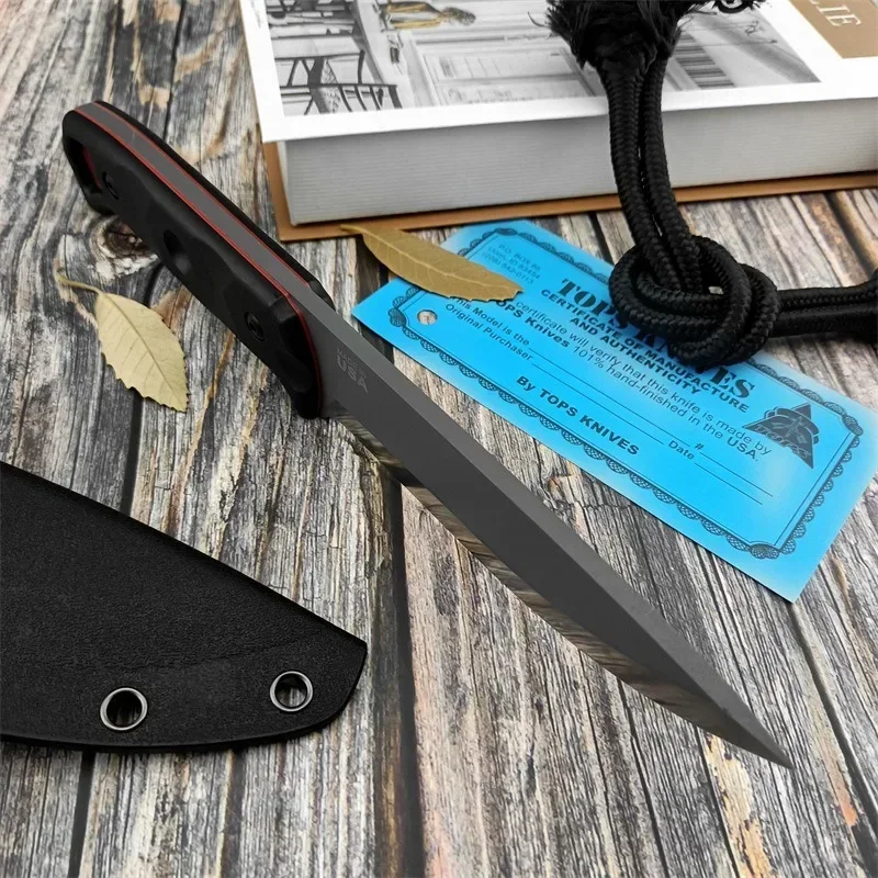 Portable D2 Steel Fixed Blade  - đánh giá và giá Survival Knife Full Tang