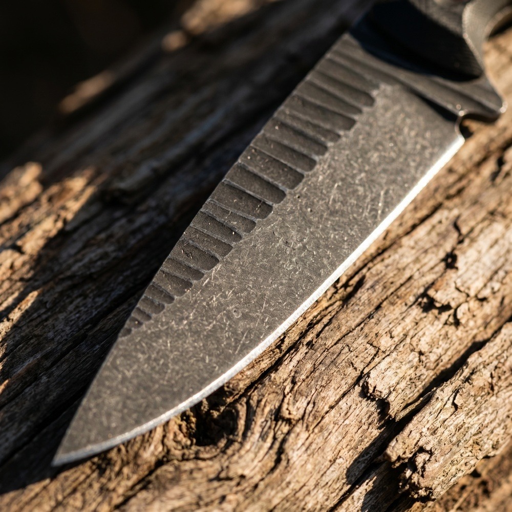 Full Tang Bushcraft Knife D2 B - đánh giá và giá Survival Knife Full Tang