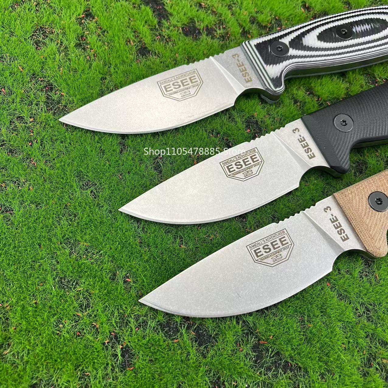Practical Cutting Knife ESEE-3 - đánh giá và giá Survival Knife Full Tang
