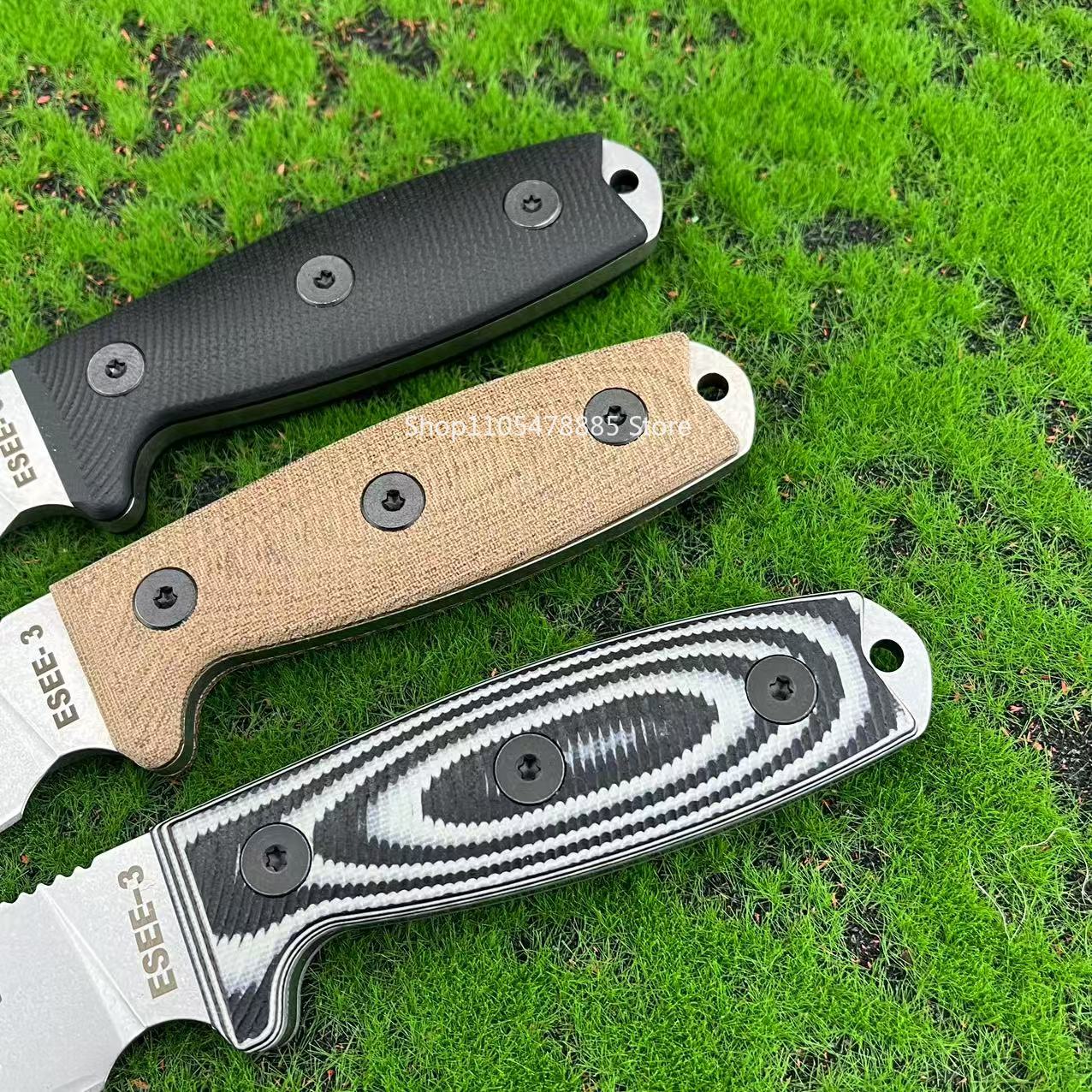 Practical Cutting Knife ESEE-3 - đánh giá và giá Survival Knife Full Tang