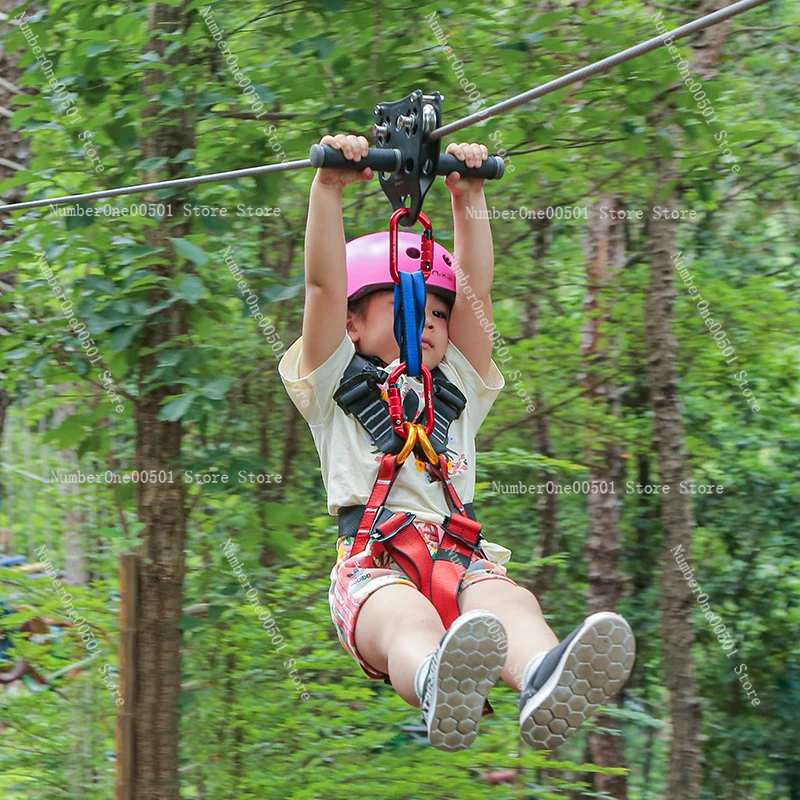 Kids Zipline Kit Playground Pu - đánh giá và giá Outdoor Adventure Ziplines & Waterfall