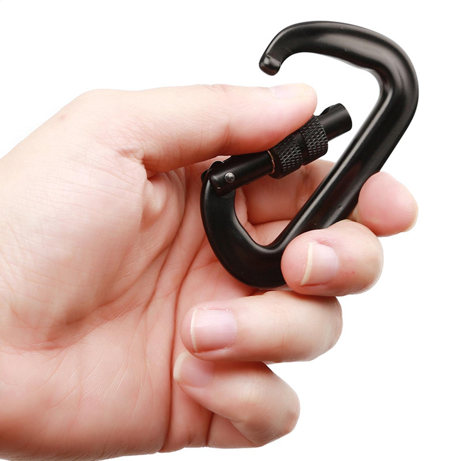 12kN Heavy Duty Locking D Ring - đánh giá và giá Carabiner Locking D