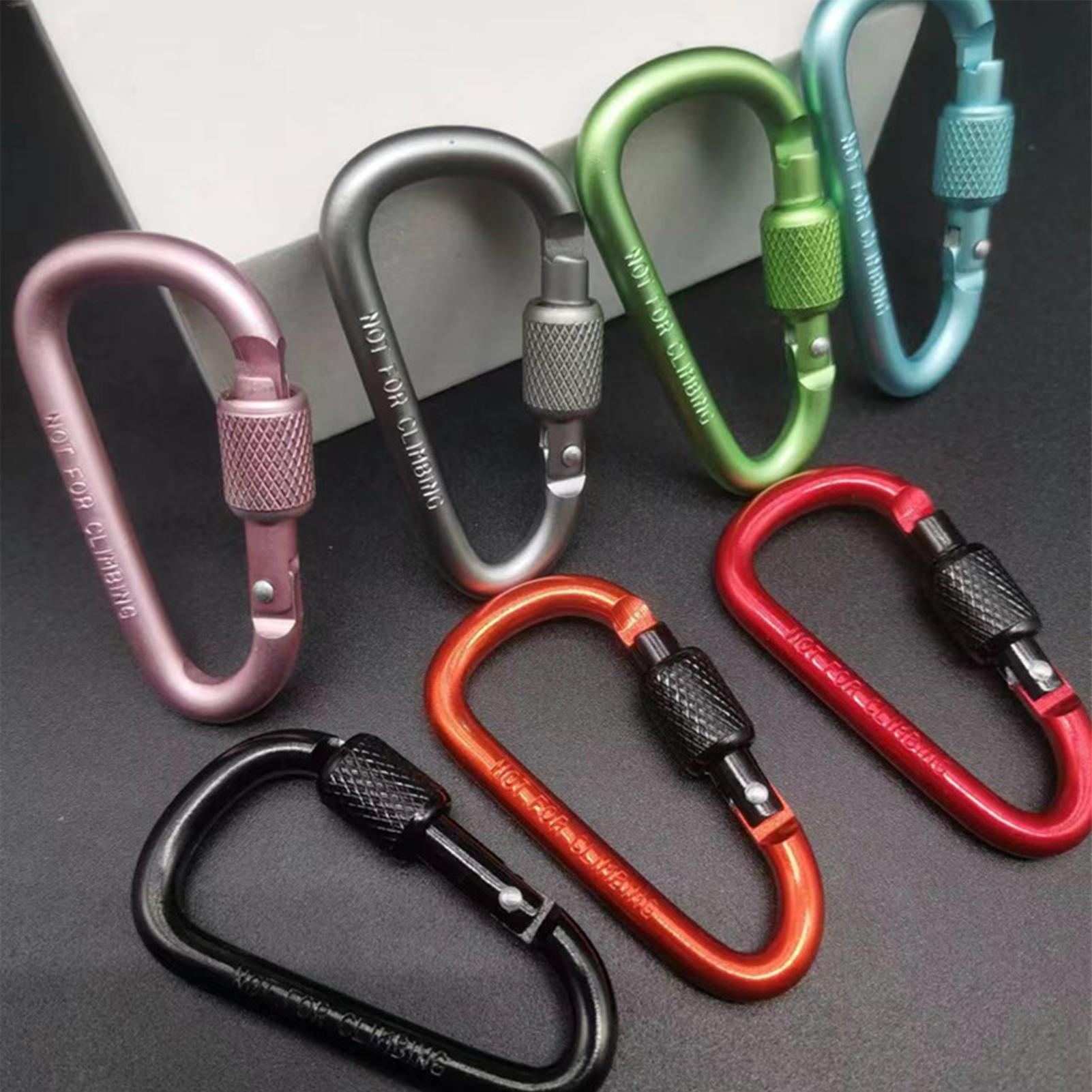 Outdoor Aluminum D Shape Locki - đánh giá và giá Carabiner Locking D