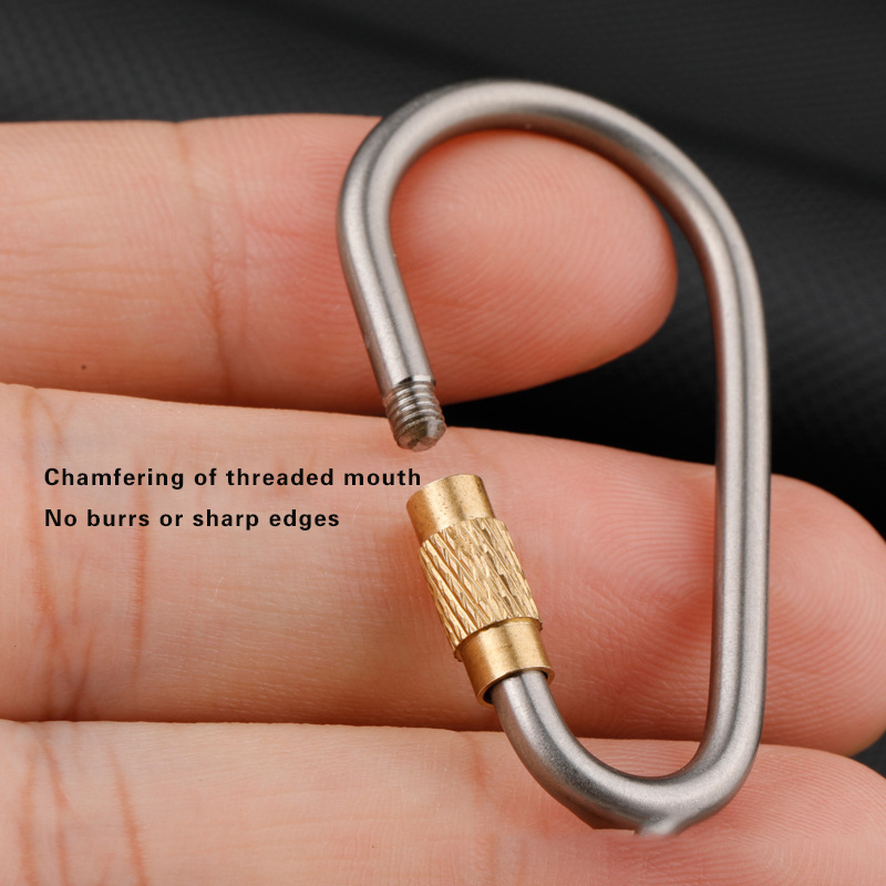 Titanium Alloy Carabiner with  - đánh giá và giá Carabiner Locking D