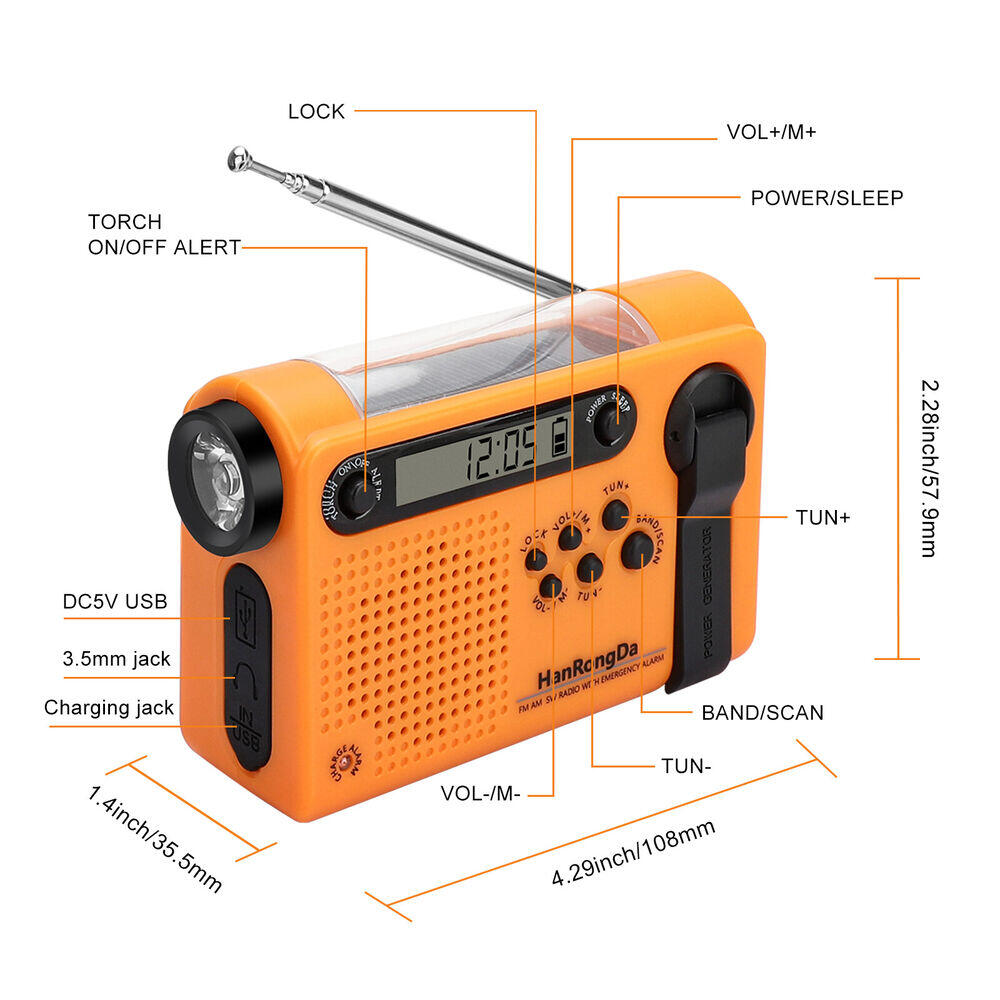 Weather Emergency Radio AM/FM/ - đánh giá và giá Emergency Radio Solar