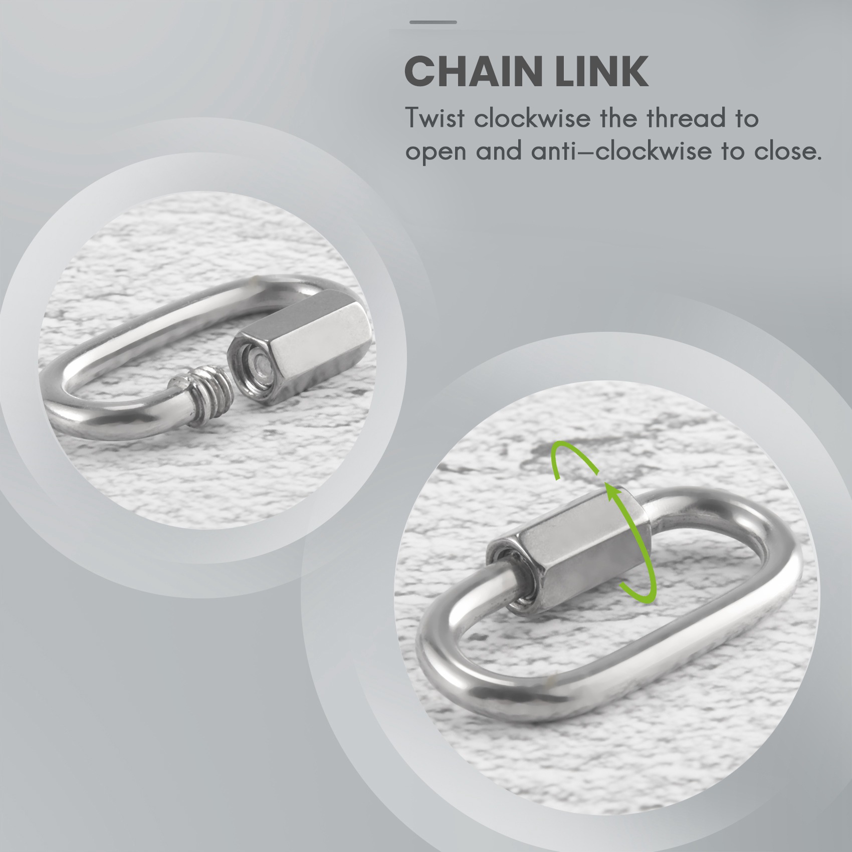 A60Z12 Pcs Quick Link 4MM Stai - đánh giá và giá Carabiner Locking D