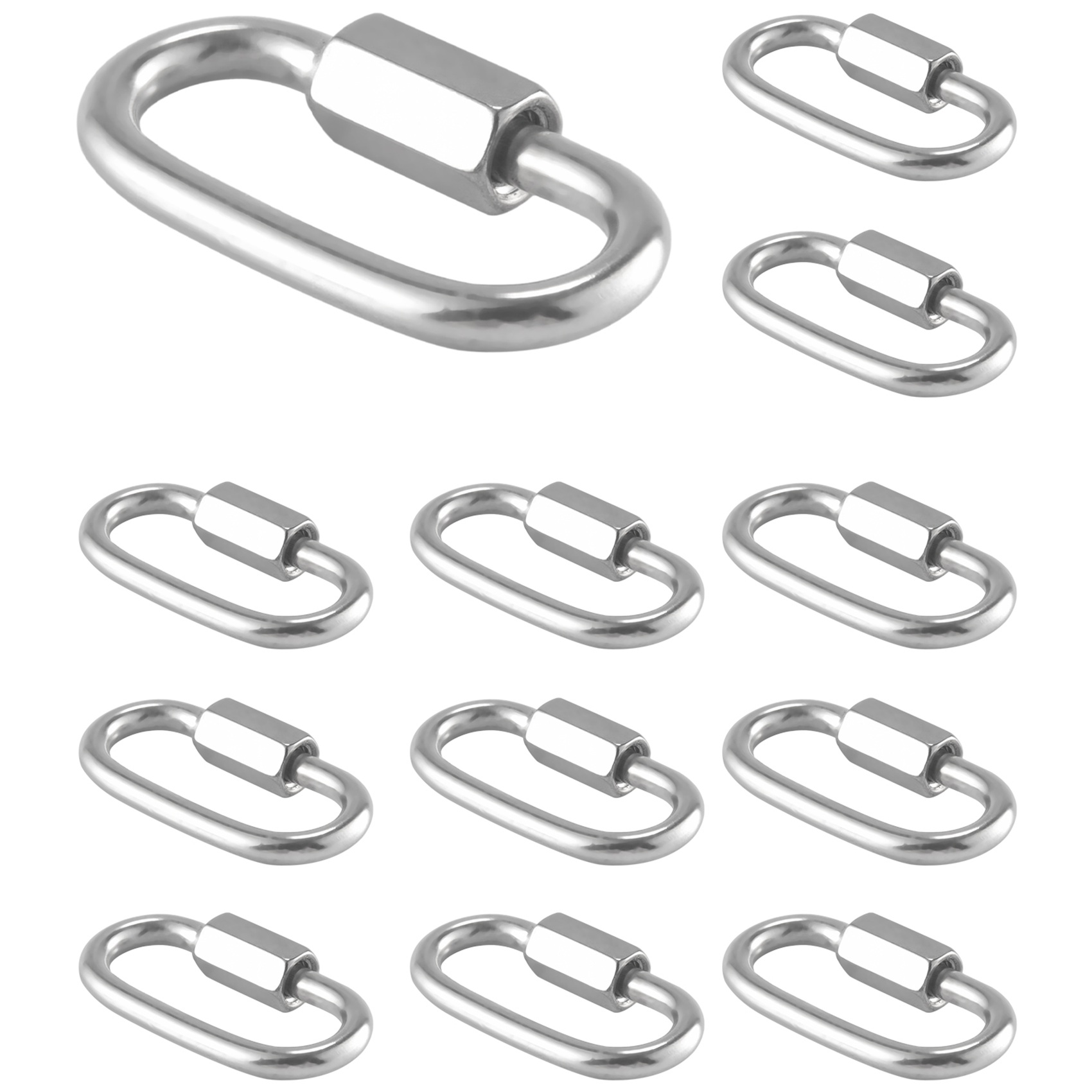 A60Z12 Pcs Quick Link 4MM Stai - đánh giá và giá Carabiner Locking D