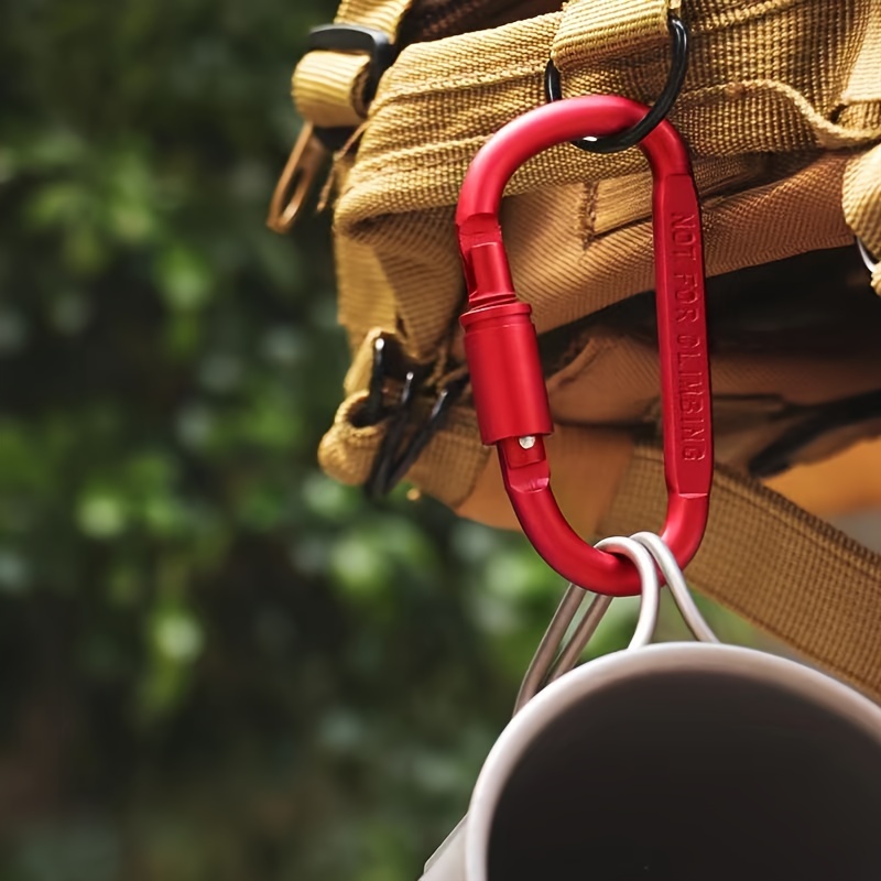 1/4pcs Aluminum Alloy Carabine - đánh giá và giá Carabiner Locking D