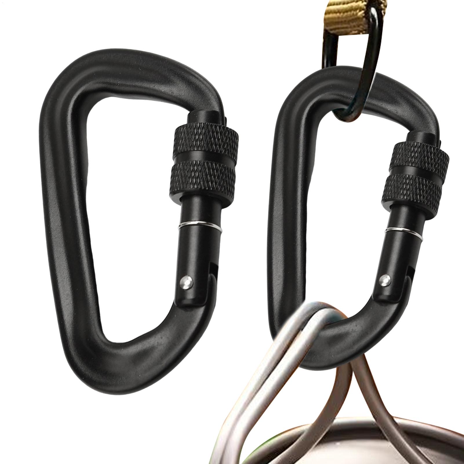 2pcs carabiner clips heavy dut - đánh giá và giá Carabiner Locking D