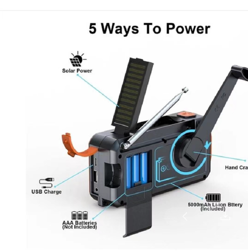DAB/DAB+/FM Digital Radio with - đánh giá và giá Emergency Radio Solar
