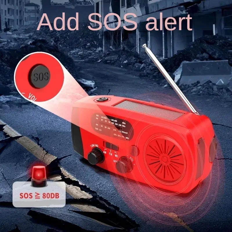 Portable Multifunctional Handh - đánh giá và giá Emergency Radio Solar