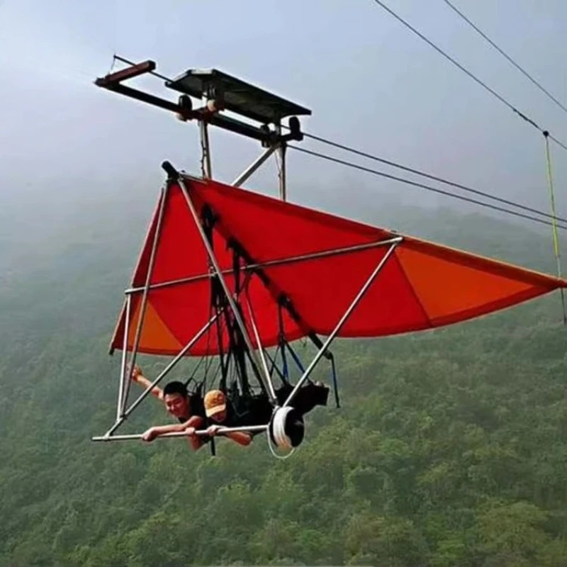 Outdoor Gliding Zipline Swingi - đánh giá và giá Outdoor Adventure Ziplines & Waterfall