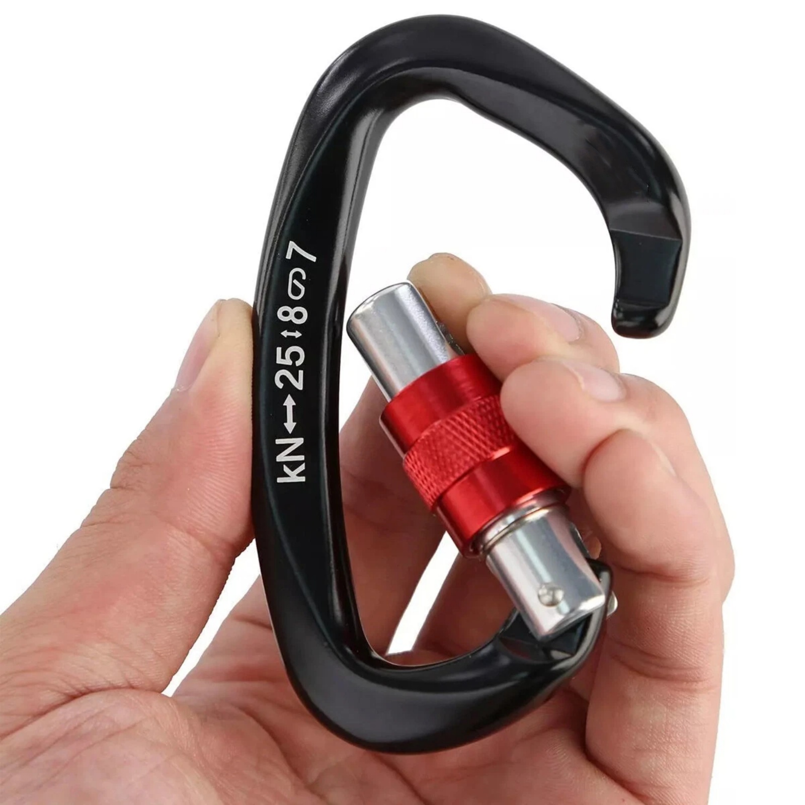 5Pcs/Set 25KN D-Shape Aluminum - đánh giá và giá Carabiner Locking D