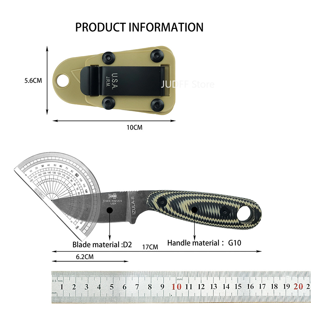 ESEE IZULA/ PACAYA Outdoor Fix - đánh giá và giá Survival Knife Full Tang