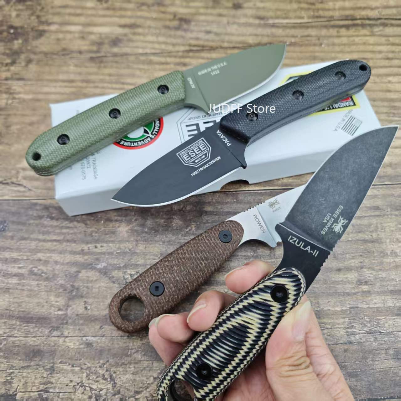 ESEE IZULA/ PACAYA Outdoor Fix - đánh giá và giá Survival Knife Full Tang