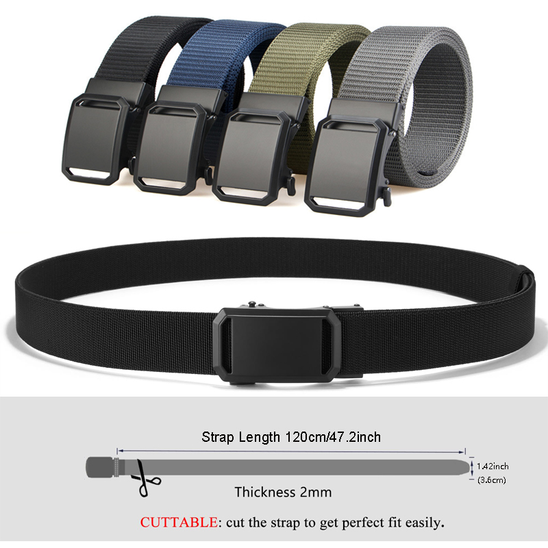 Men's Belt Tactical Canvas Aut - đánh giá và giá Outdoor Adventure Training