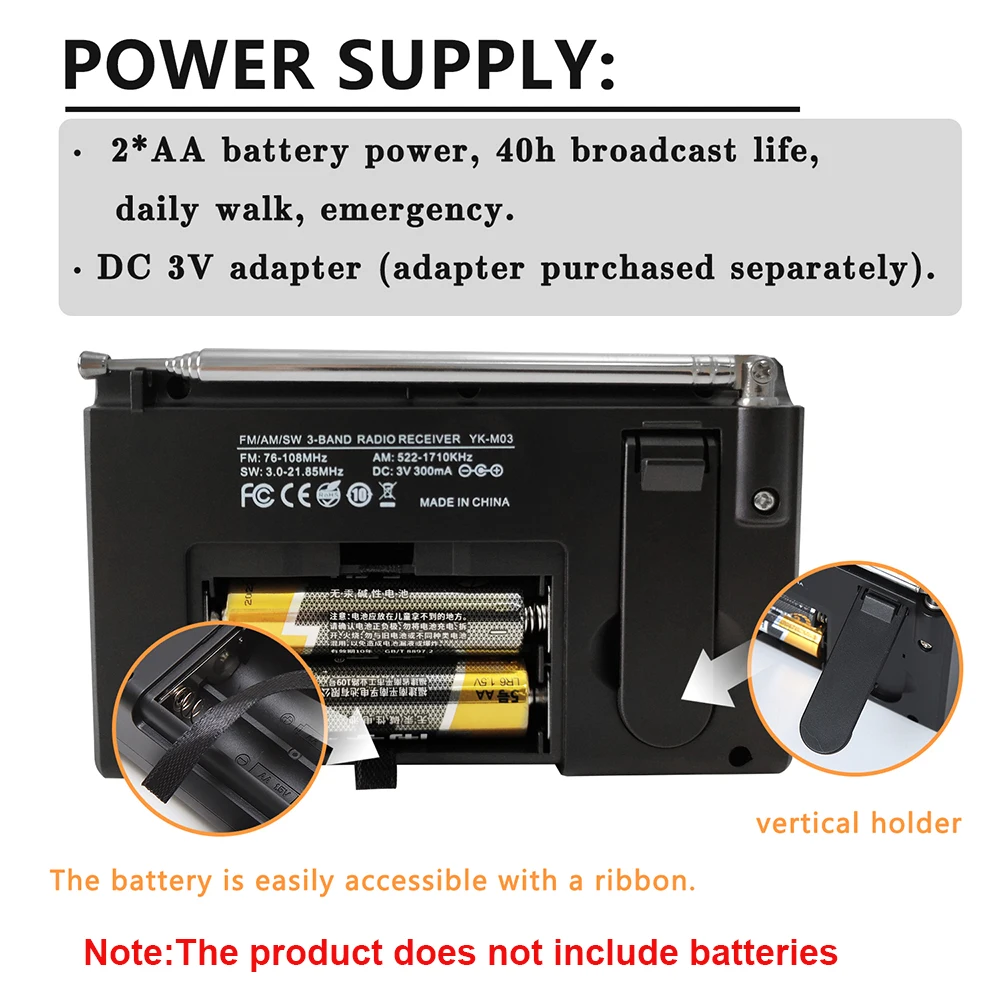 Portable Battery Radio FM Shor - đánh giá và giá Emergency Radio Solar