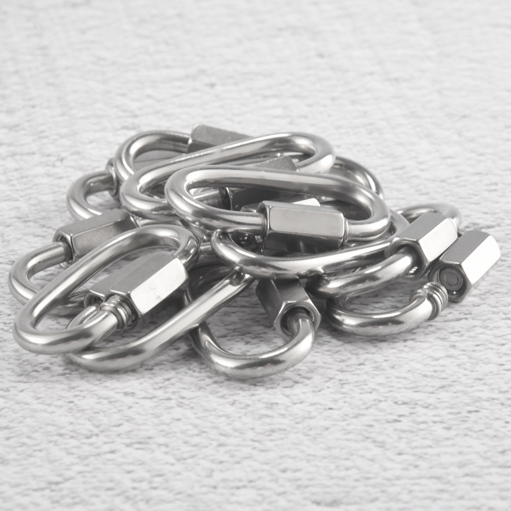 New Shown-12 Pcs Quick Link M4 - đánh giá và giá Carabiner Locking D