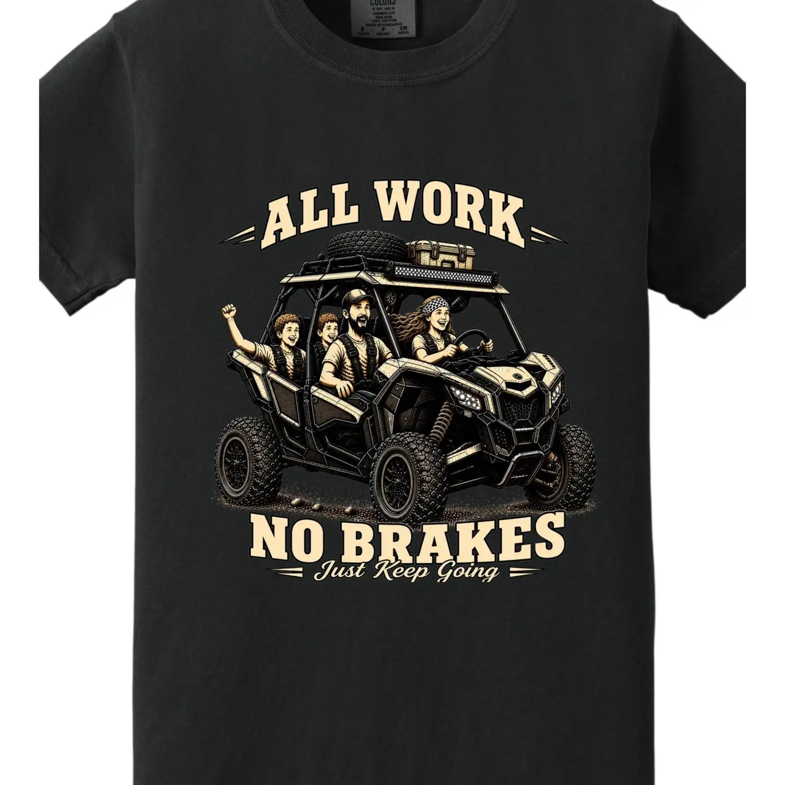 All Work No Brakes UTV T Shirt - đánh giá và giá Outdoor Adventure Utv