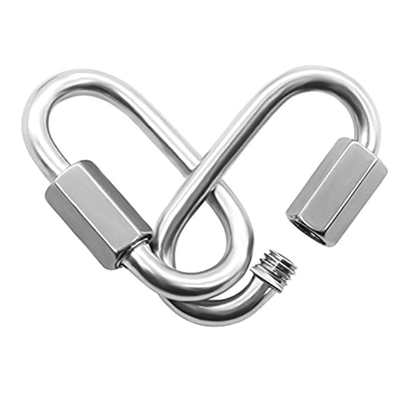 ABJS 12 Pack Quick Link 5/32 I - đánh giá và giá Carabiner Locking D