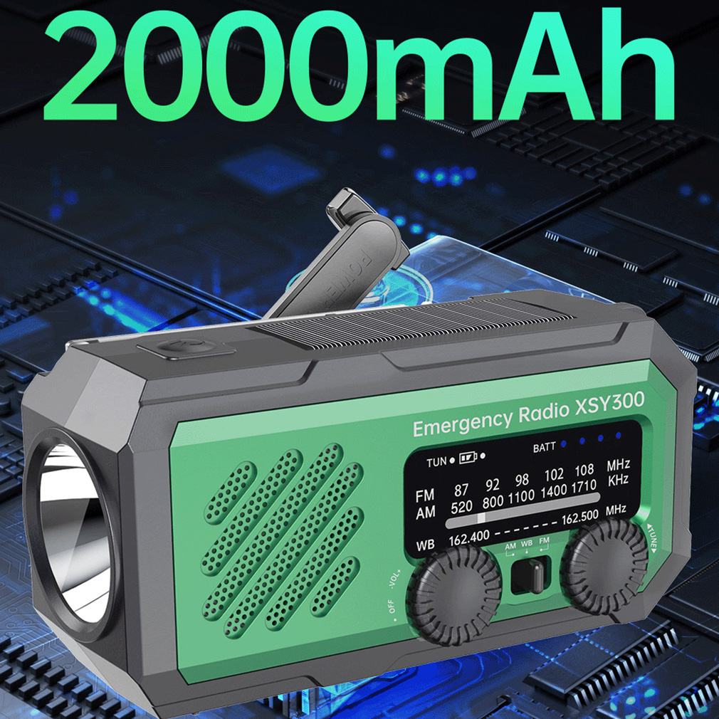 New 2000mAh Emergency Radio So - đánh giá và giá Emergency Radio Solar