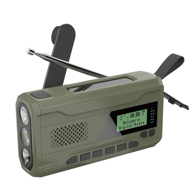 DAB/FM Bluetooth Radio Outdoor - đánh giá và giá Emergency Radio Solar
